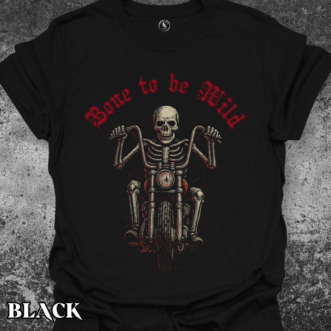 T-Shirt Black / S Bone to be Wild Tee