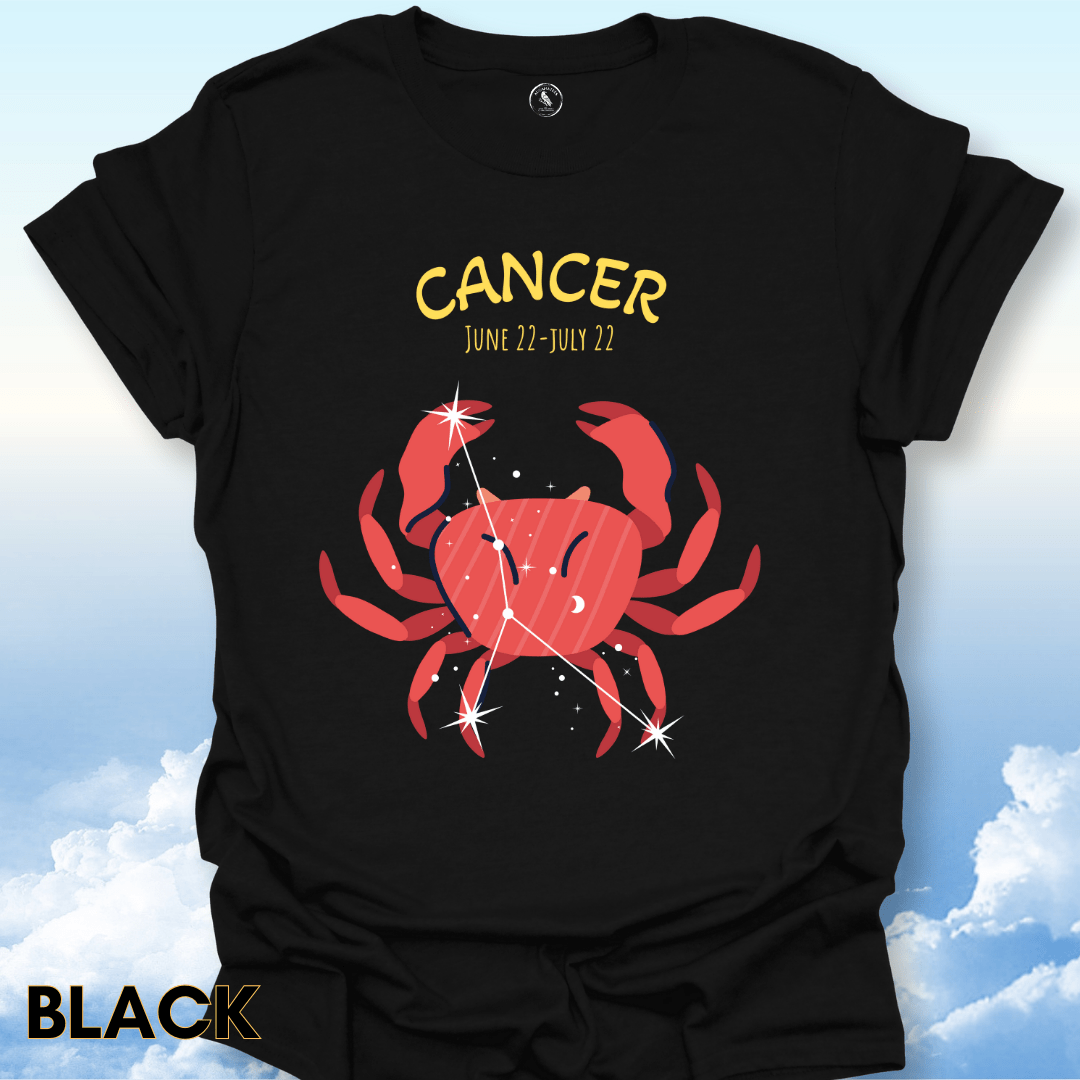 T-Shirt Black / S Cancer Zodiac Tee