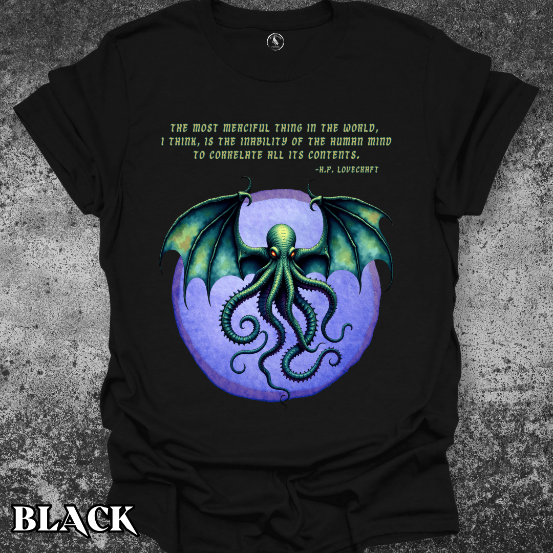 T-Shirt Black / S Cthulhu Lovecraft Quote Tee