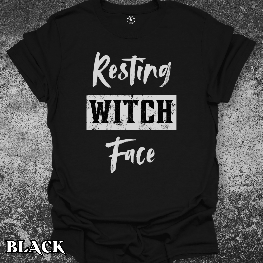 T-Shirt Black / S Resting Witch Face Tee