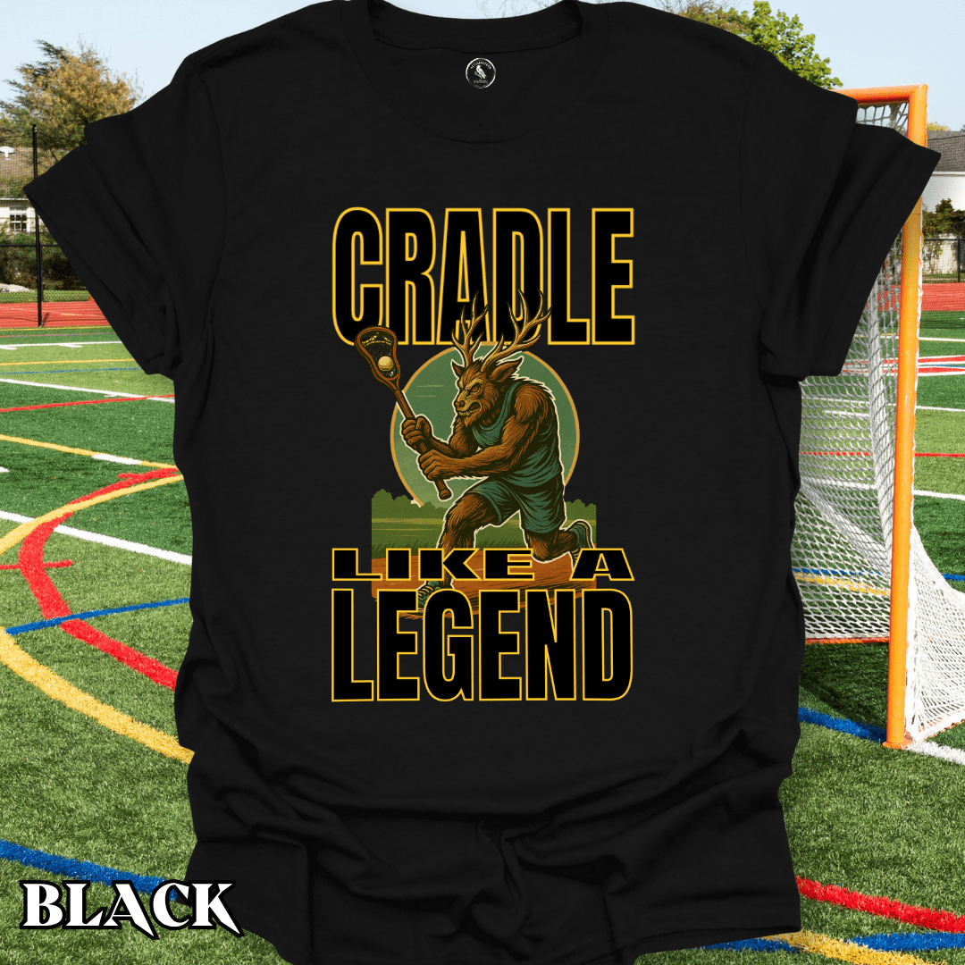 T-Shirt Black / S Wendigo Lacrosse Cradling Tee
