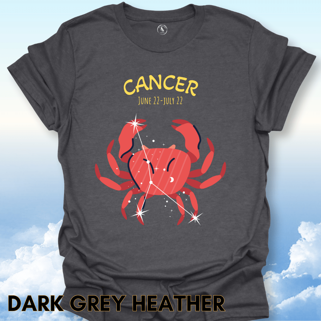 T-Shirt Dark Heather / S Cancer Zodiac Tee