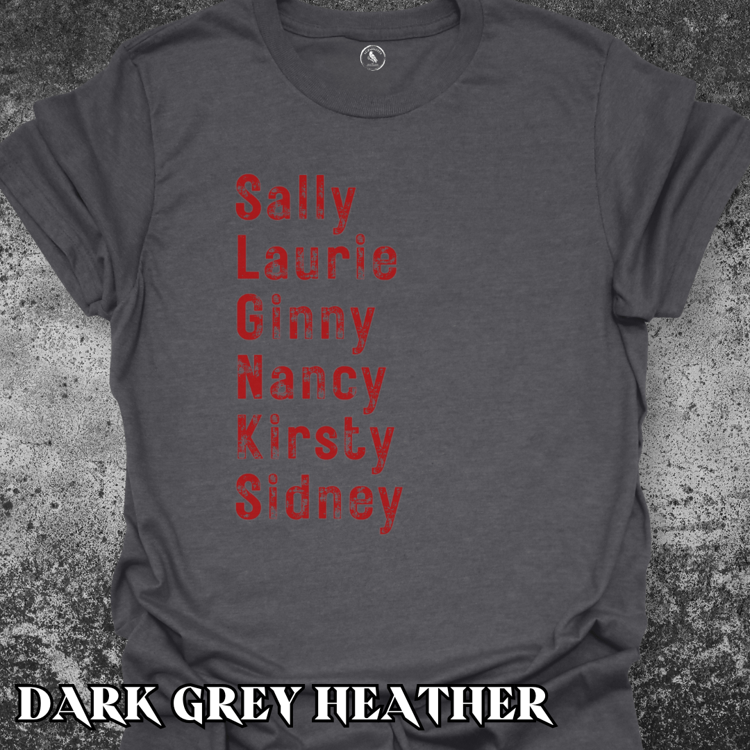 T-Shirt Dark Heather / S Final Girls First Names Tee