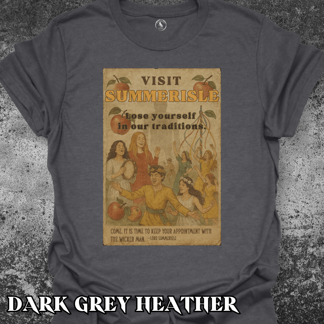 T-Shirt Dark Heather / S Visit Summerisle! Tee