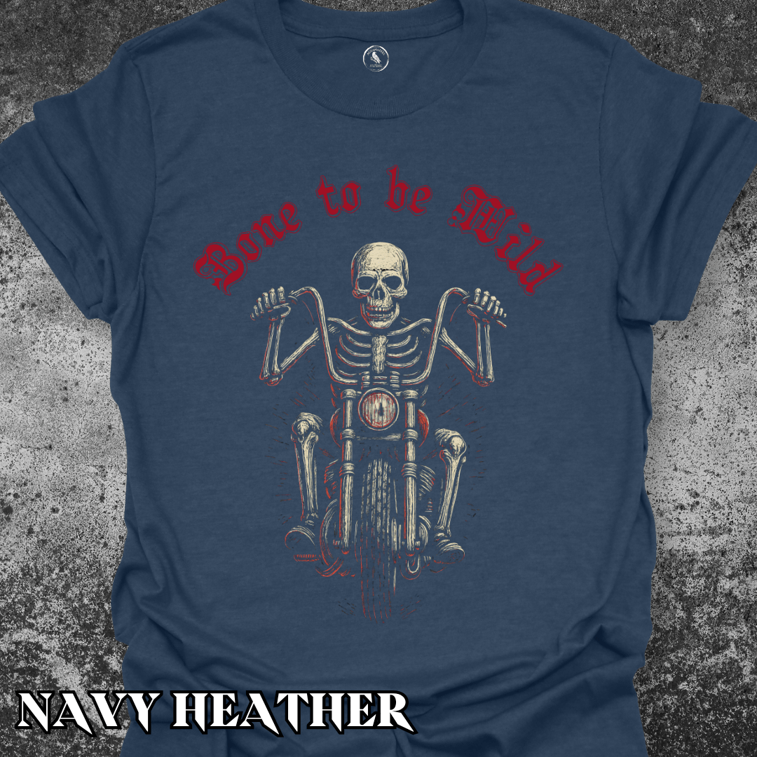 T-Shirt Navy Heather / S Bone to be Wild Tee
