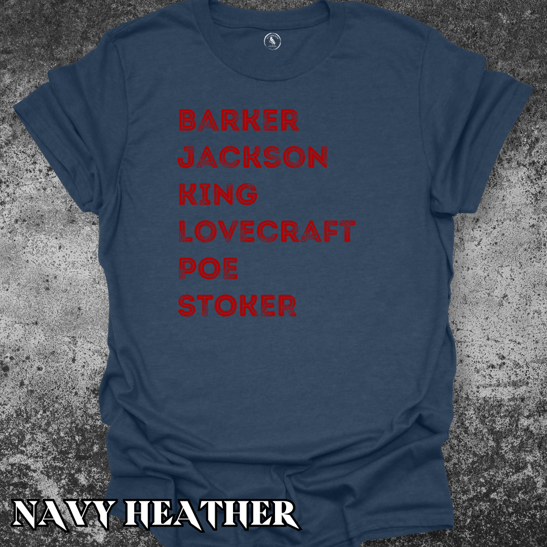 T-Shirt Navy Heather / S Horror Writers Tee