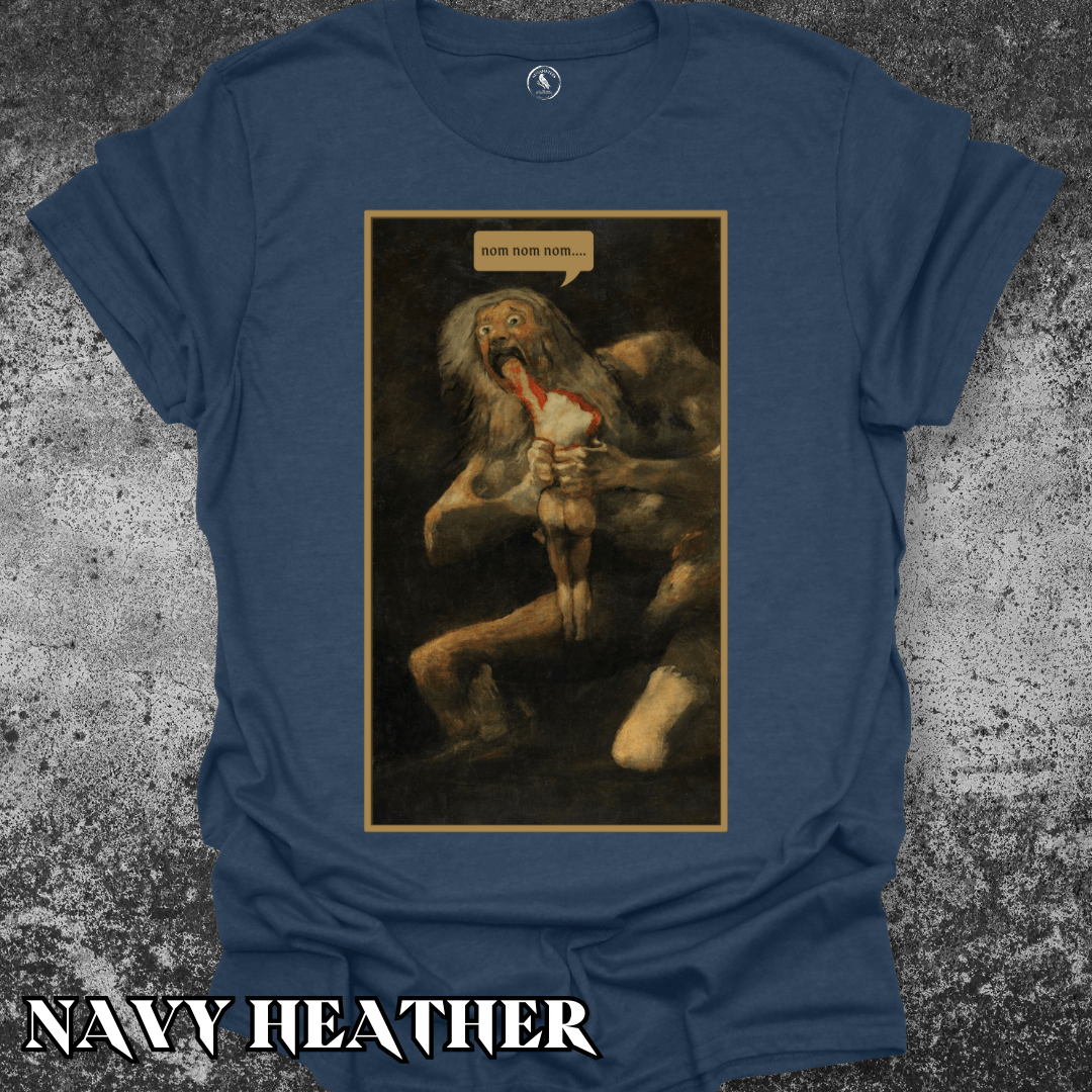 T-Shirt Navy Heather / S Saturn Devouring His Son Tee