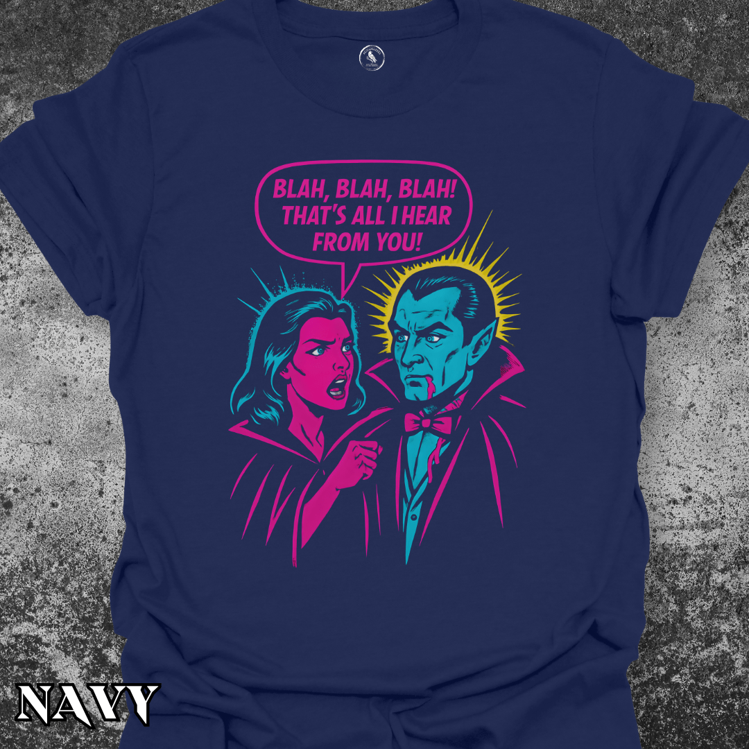 T-Shirt Navy / S Blah Blah Blah Tee