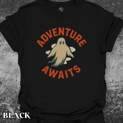 T-Shirt Adventure Awaits Ghost Tee