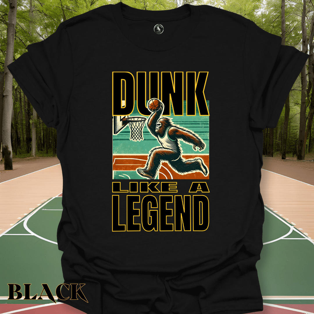 T-Shirt Black / S Dunking Bigfoot Tee