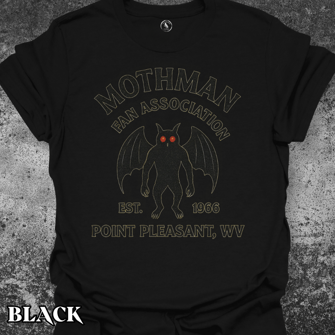 T-Shirt Black / S Funny Mothman Appreciation Cryptid T‑Shirt – Dark Humor Gift Tee