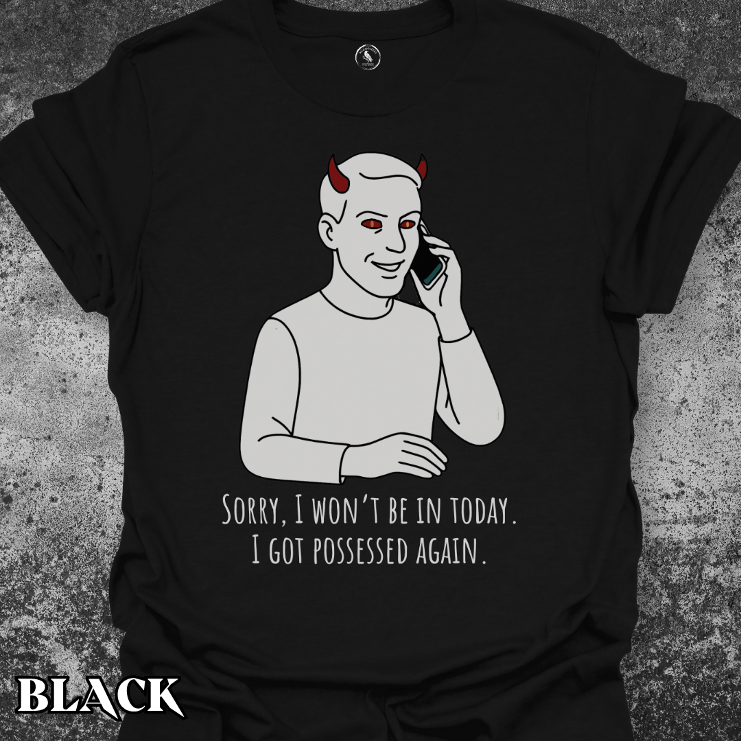 T-Shirt Black / S Possessed Excuse Male Tee