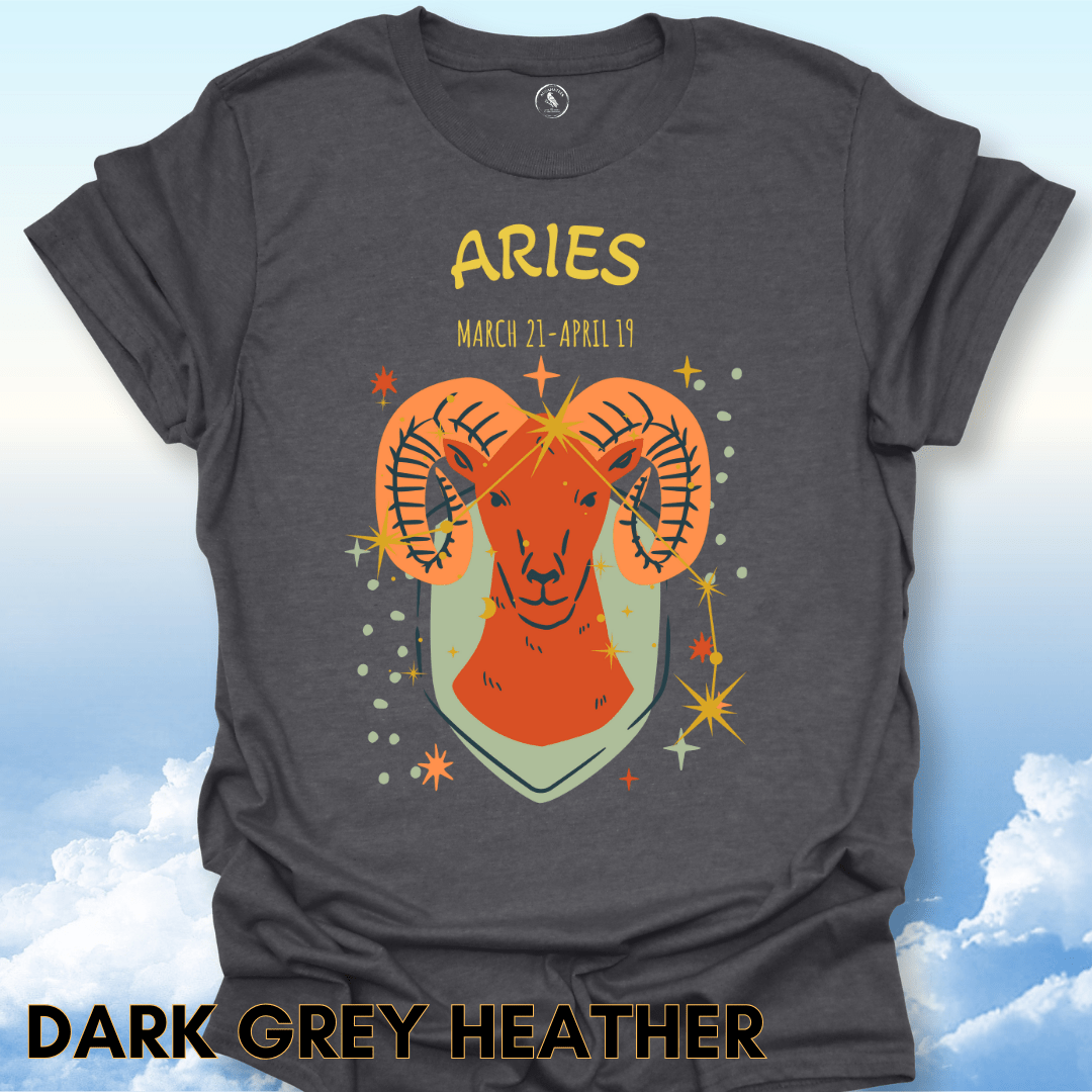 T-Shirt Dark Heather / S Aries Zodiac Tee