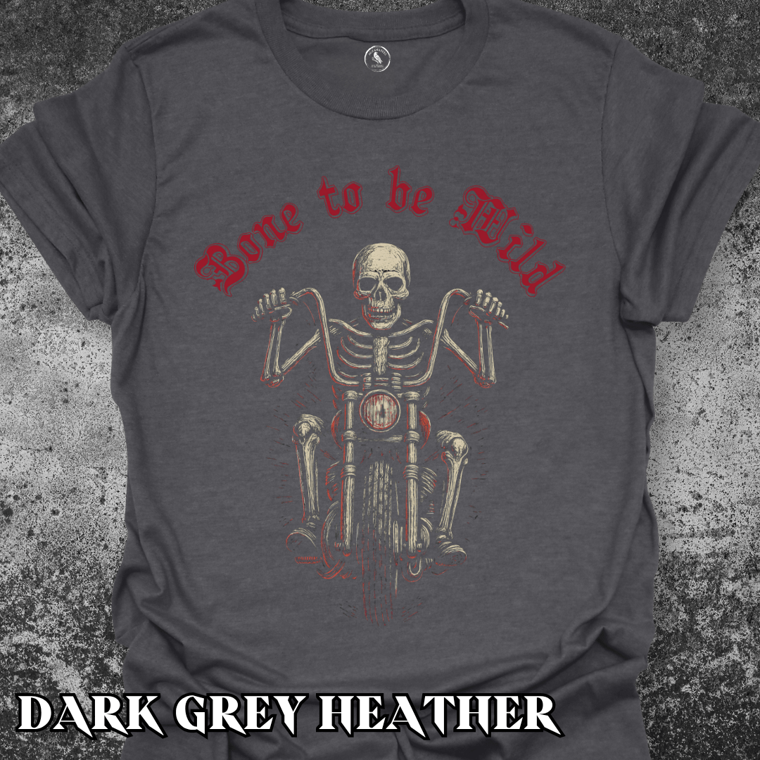 T-Shirt Dark Heather / S Bone to be Wild Tee