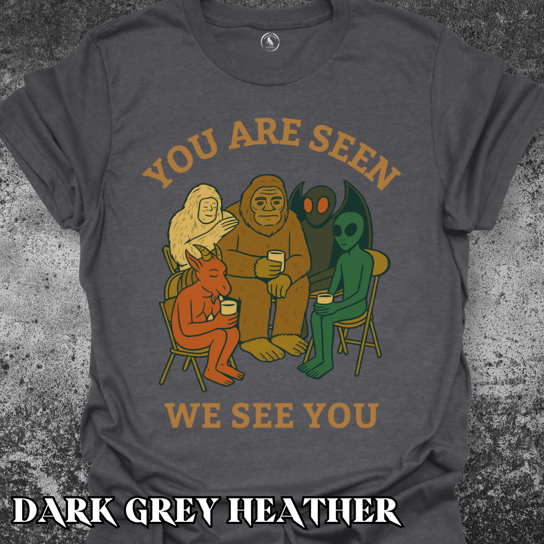 T-Shirt Dark Heather / S Cryptid Support Group Tee