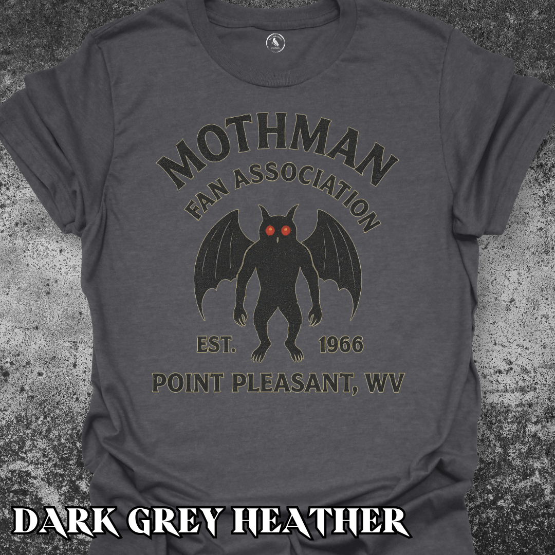 T-Shirt Dark Heather / S Funny Mothman Appreciation Cryptid T‑Shirt – Dark Humor Gift Tee
