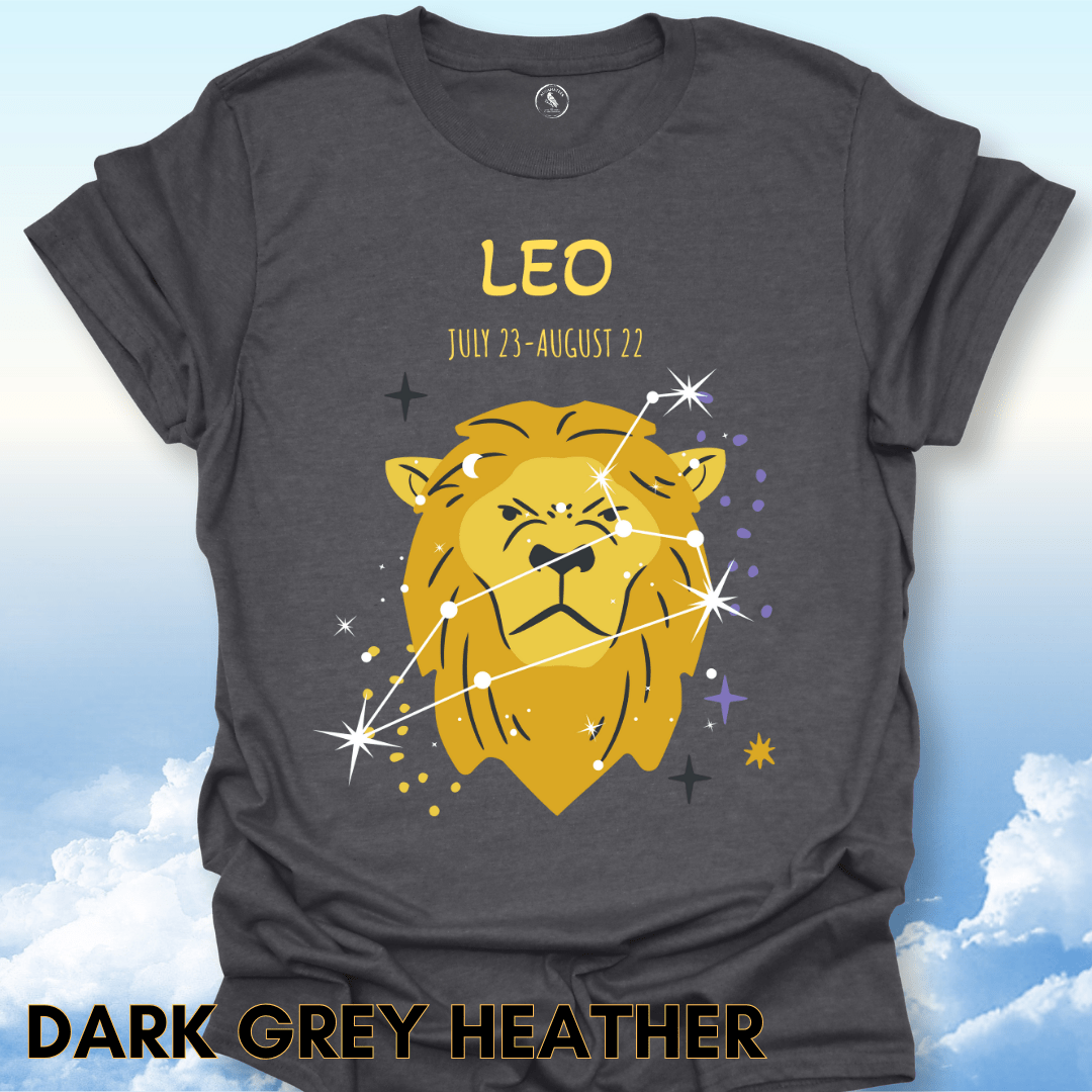 T-Shirt Dark Heather / S Leo Zodiac Tee