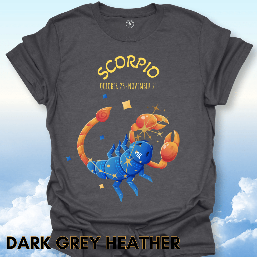 T-Shirt Dark Heather / S Scorpio Zodiac Tee
