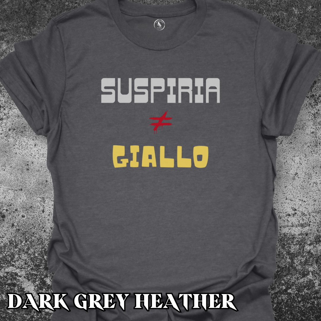 T-Shirt Dark Heather / S Suspiria is not Giallo Tee (symbol edition)