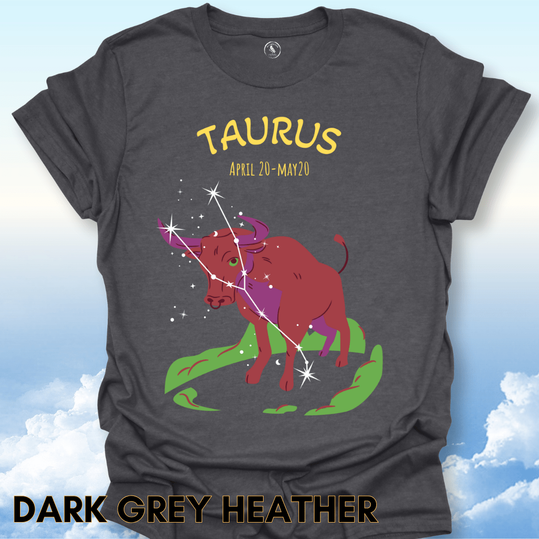 T-Shirt Dark Heather / S Taurus Zodiac Tee
