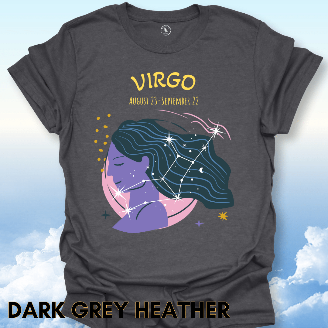 T-Shirt Dark Heather / S Virgo Zodiac Tee
