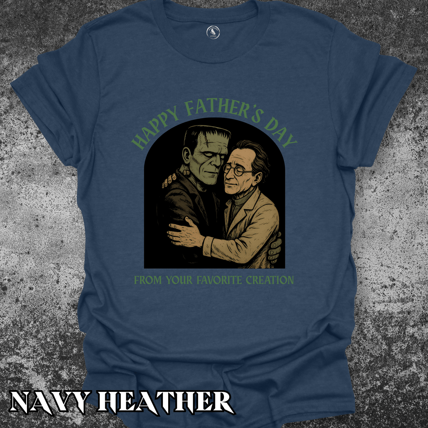 T-Shirt Heather Navy / S Happy Father's Day from Your Favorite Creation Tee