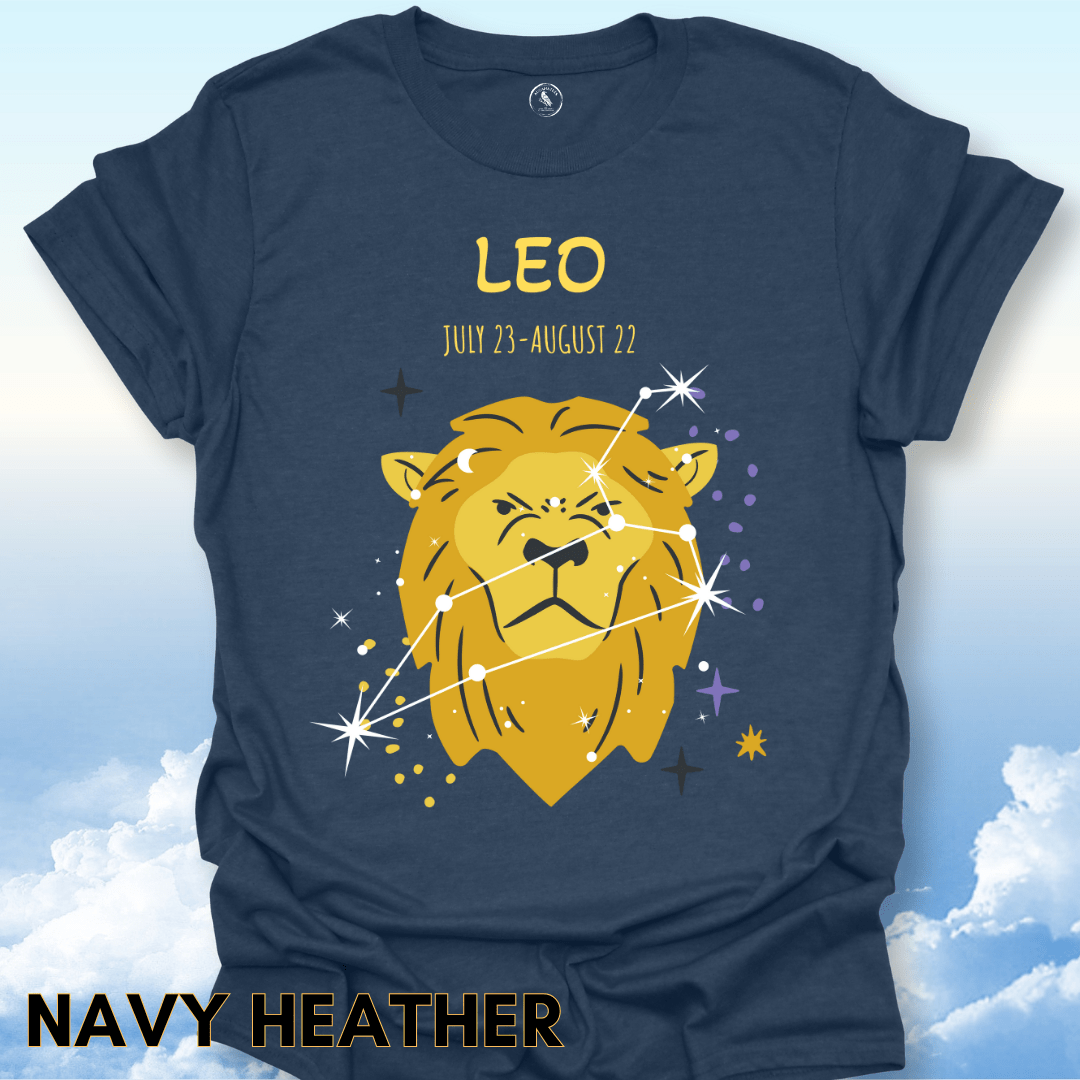 T-Shirt Navy Heather / S Leo Zodiac Tee