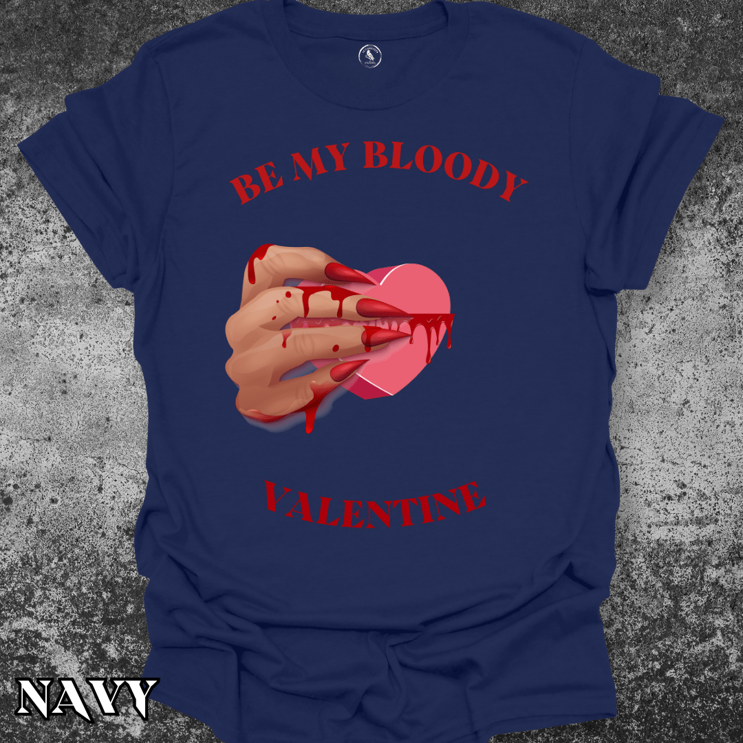 T-Shirt Navy / S Be My Bloody Valentine Tee