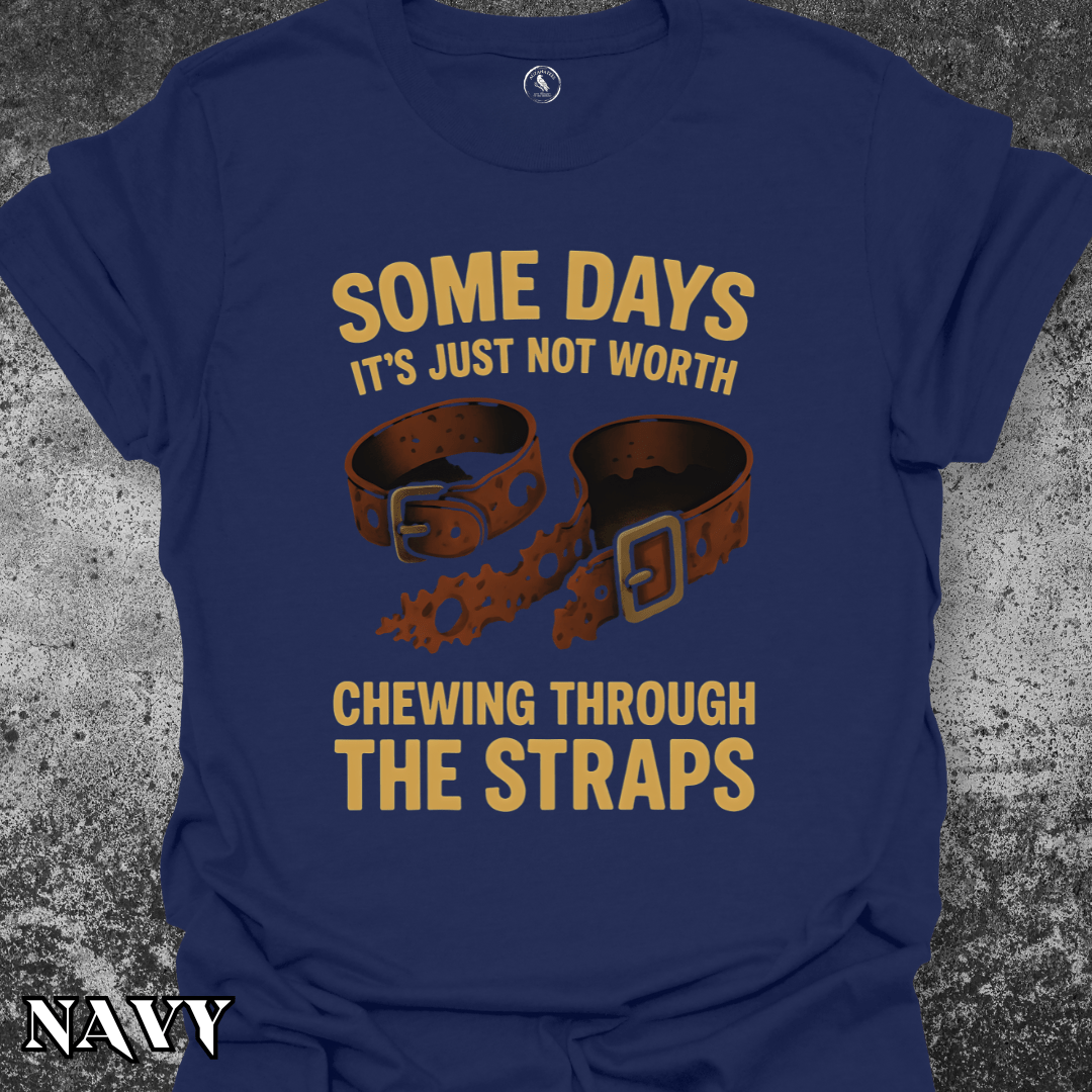 T-Shirt Navy / S Chewing Through the Straps Tee