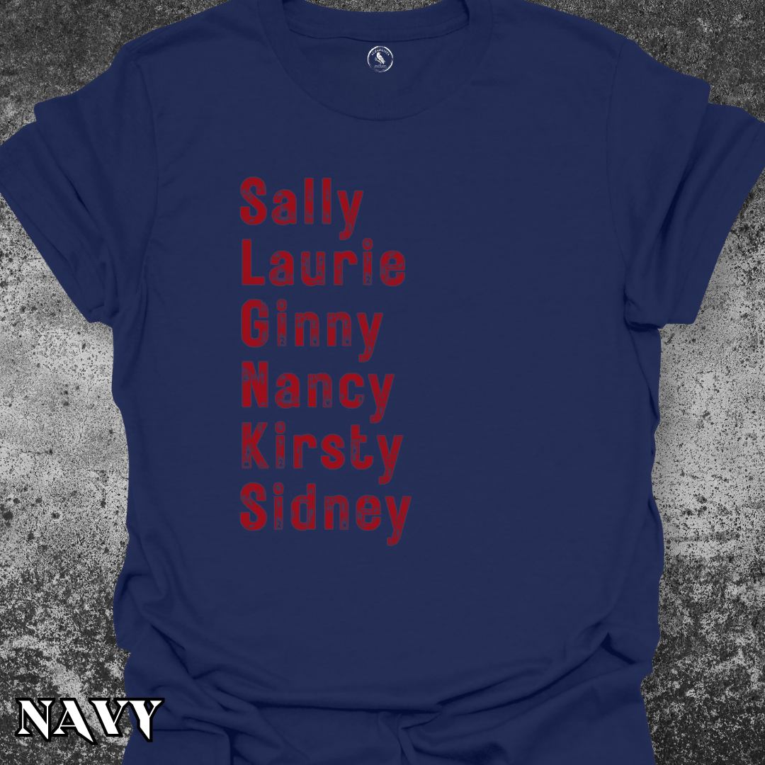 T-Shirt Navy / S Final Girls First Names Tee