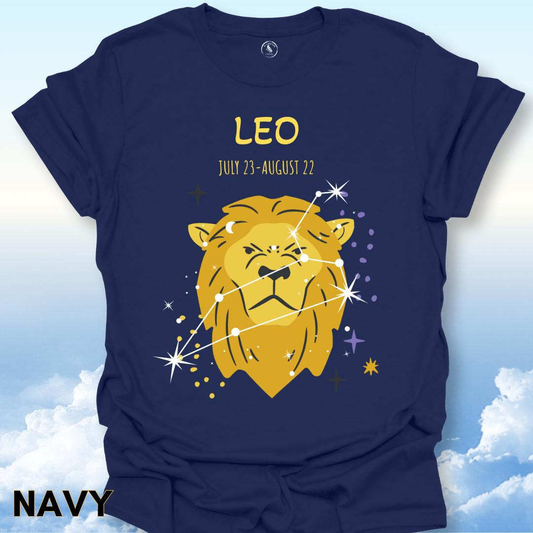 T-Shirt Navy / S Leo Zodiac Tee