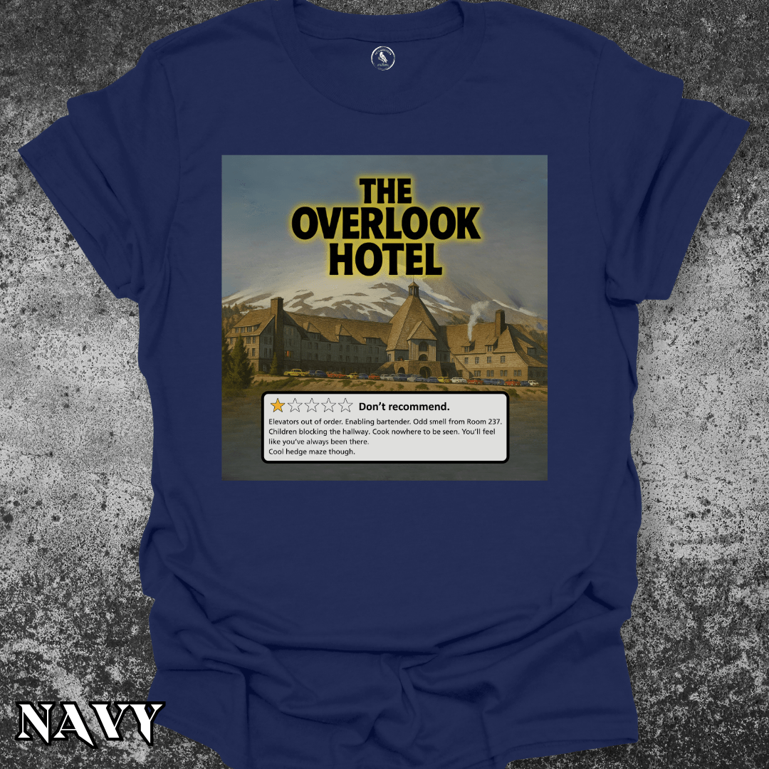 T-Shirt Navy / S Overlook Hotel Review Tee